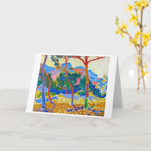 De bomen | Andre Derain | Kaart (Gele Bloem)