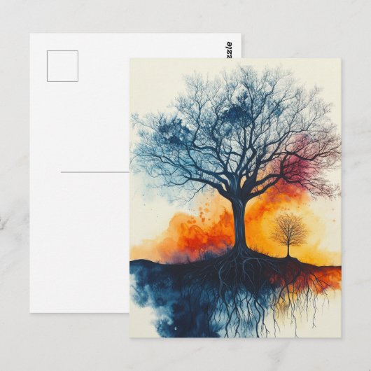 De Bomen Briefkaart (Voorkant / Achterkant)