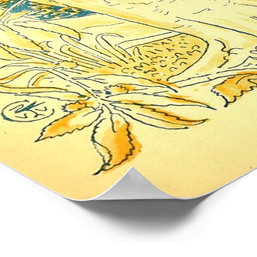 De Bomen en de Houtman Walter Crane Poster (Hoek)