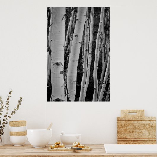 De bomen hebben ogen poster (Keuken)