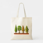 De bomen in heilige kleuren mevrouw. tote bag (Achterkant)