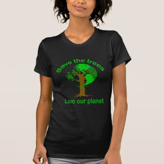 de bomen redden t-shirt
