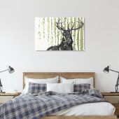 De Bomen van de geboorte u Achtergrondkleur kiest Canvas Afdruk (Insitu (Slaapkamer))