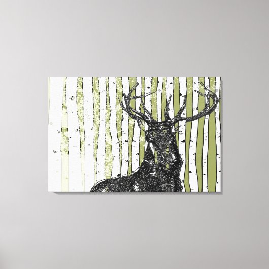De Bomen van de geboorte u Achtergrondkleur kiest Canvas Afdruk (Voorkant)