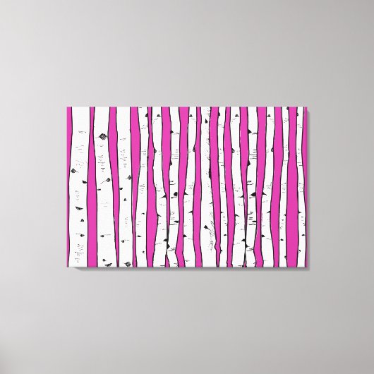 De Bomen van de geboorte u Achtergrondkleur kiest Canvas Afdruk (Voorkant)