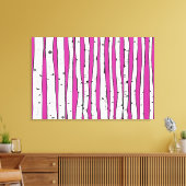 De Bomen van de geboorte u Achtergrondkleur kiest Canvas Afdruk (Insitu (Woonkamer))