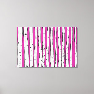 De Bomen van de geboorte u Achtergrondkleur kiest Canvas Afdruk