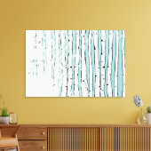 De Bomen van de geboorte u Achtergrondkleur kiest Canvas Afdruk (Insitu (Woonkamer))