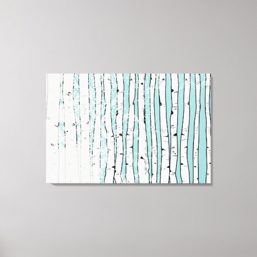 De Bomen van de geboorte u Achtergrondkleur kiest Canvas Afdruk (Voorkant)