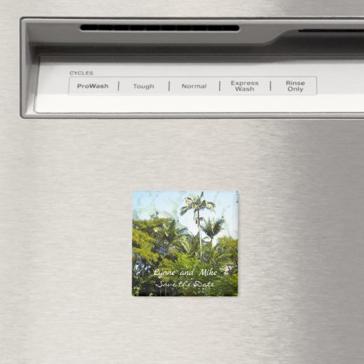 De Bomen van de palm sparen de Magnet van de Datum (Insitu (Vaatwasser))