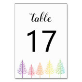 De bomen van de regenboog bevestigen de homo-lesbi kaart (Voorkant)