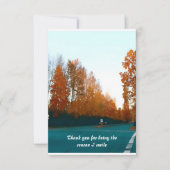 De bomen van de Waterverf van het Citaat van de do Bedankkaart (Voorkant)