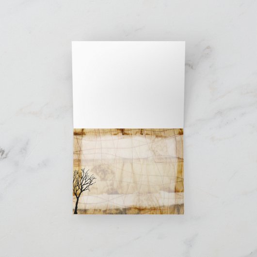 De Bomen van de winter op De Achtergrond van het Kaart (Binnen)