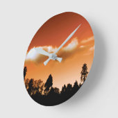 De bomen van de zonsondergang ronde klok (Hoek)