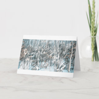 De Bomen van Wisconsin Northwoods Feestdagen Kaart