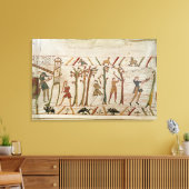 De bomen worden gehakt om de schepen te bouwen canvas afdruk (Insitu (Woonkamer))