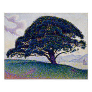 De Bonaventure-pijnboom, olieverfschilderij, Paul  Perfect Poster