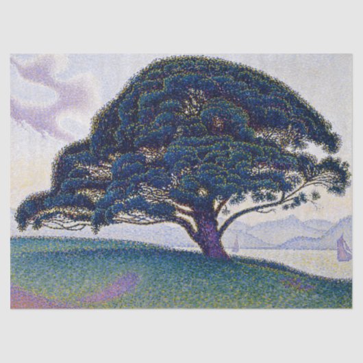 De Bonaventure Pine - Paul Signac Tissuepapier (Voorkant)