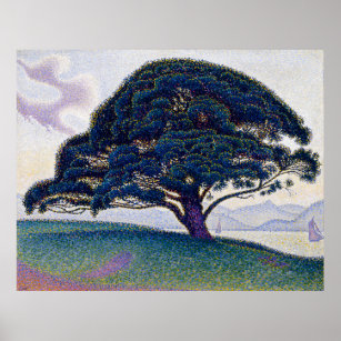 De Bonaventure Pine van Paul Signac Poster