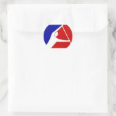 DE BOND VAN PADDLERS RONDE STICKER (Tas)