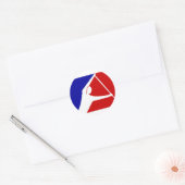 DE BOND VAN PADDLERS RONDE STICKER (Envelop)