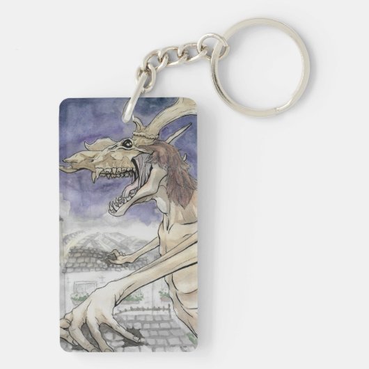 De Bone Wendigo Sleutelhanger (achterkant)