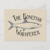 De Bonefish Whisperer Funny Ocean Gevist Briefkaart (Voorkant)