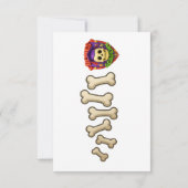 De Boneheads™-feestje Kaart (Achterkant)