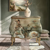 De bonne grâce Bouffant Portret & Zwaan Tissuepapier