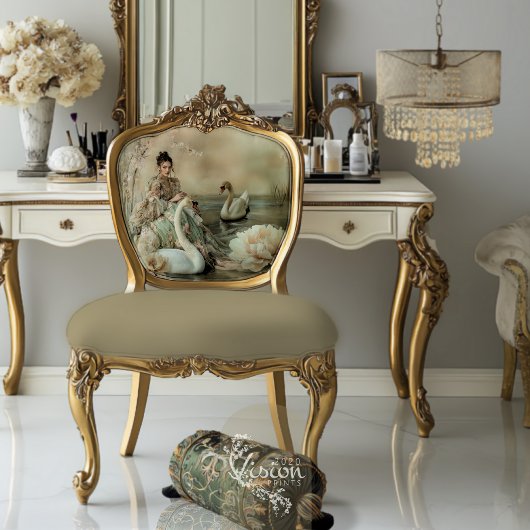 De bonne grâce Zwaan & Bloemenmeer Tissuepapier