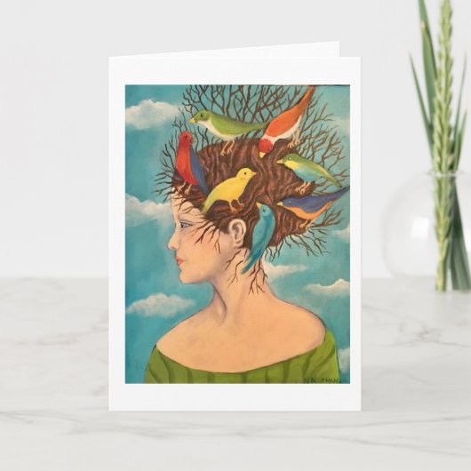 De Bonnet van Pasen Kaart (Voorkant)