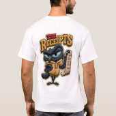 De Bonnetjes Grappige Kraai Borduurpatch Cadeau T-shirt (Achterkant)