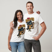 De Bonnetjes Grappige Kraai Borduurpatch Cadeau T-shirt (Unisex)