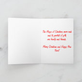 De BontHelper van de kerstman Feestdagen Kaart (Binnen)