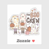 De Boo Crew Custom-Cut Vinyl Sticker (Vel)