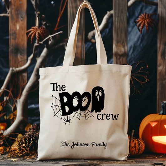 De Boo Crew Custom Halloween Family Kinder Tote Bag