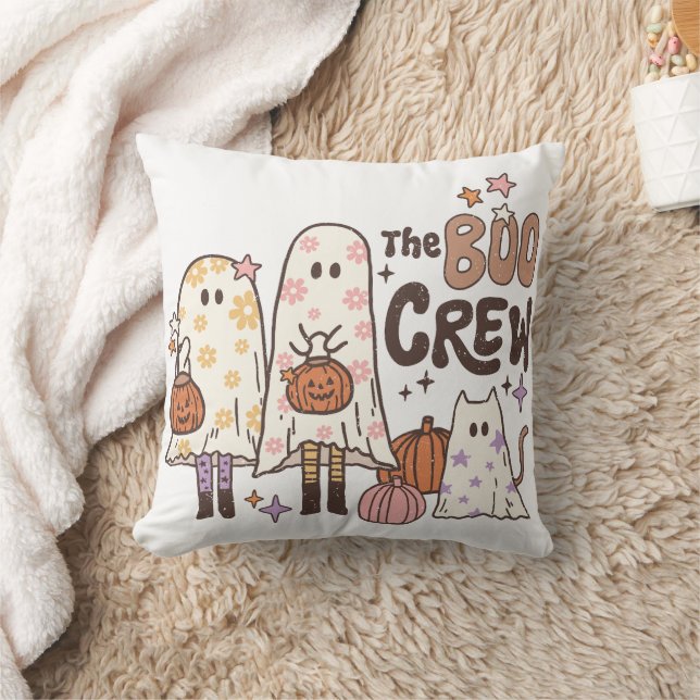 De Boo Crew Cute Ghost Halloween Kussen (Deken)