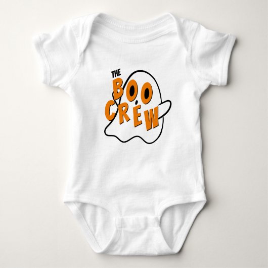 De Boo Crew Ghost Family Halloween White Romper (Voorkant)