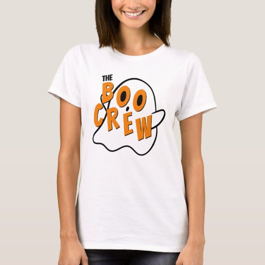 De Boo Crew Ghost Family Halloween White T-shirt (Voorkant)