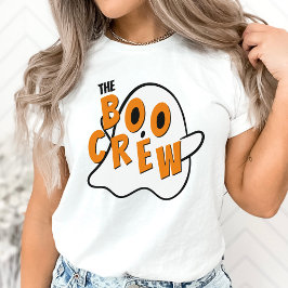De Boo Crew Ghost Family Halloween White T-shirt