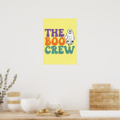 De Boo Crew - Ghost - Grappig Halloween Poster (Keuken)