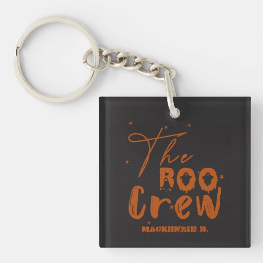 De Boo Crew Halloween Boo Acrylsleutelhanger Sleutelhanger (Voorkant)
