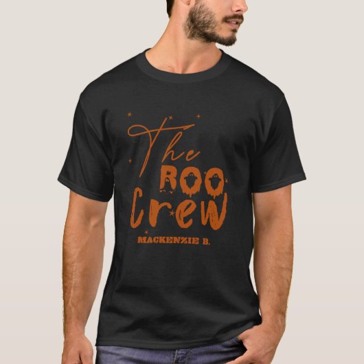 De Boo Crew Halloween Boo Mannen T-shirt (Voorkant)