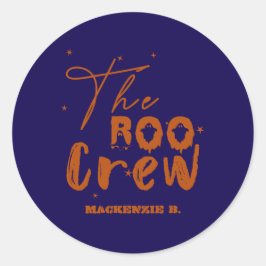De Boo Crew Halloween Boo Ronde Sticker