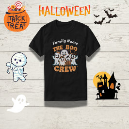 De Boo Crew Halloween Family Ghost T-shirt