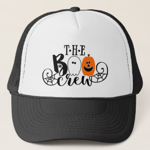 De Boo Crew Halloween Ghost Pumpkin Trucker Pet