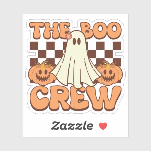 De Boo Crew Halloween Sticker (Vel)