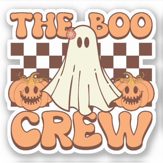 De Boo Crew Halloween Sticker (Voorkant)