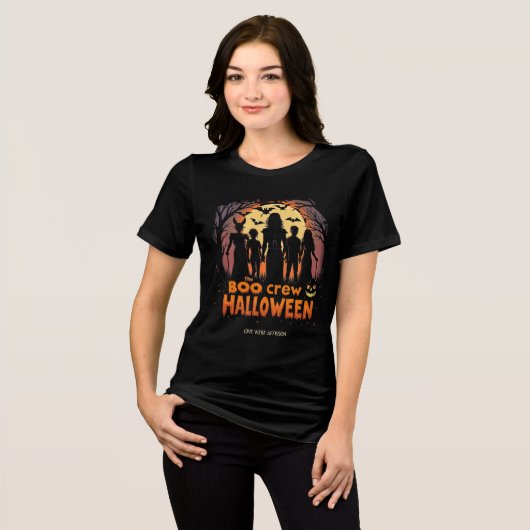 De Boo Crew Halloween T-Shirt (Voorkant volledig)