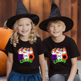 De Boo Crew kleurrijke Halloween familie bijpassen Kinder Shirts